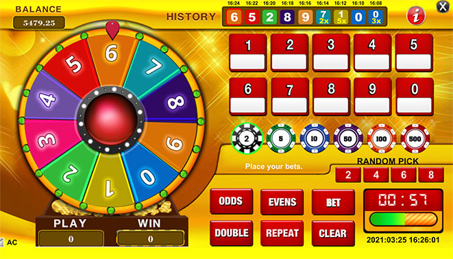 spin and win online game